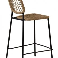Mathi Design Chaises Et Tabourets De Bar Tabouret De Bar Corde Beige -Bancs Soldes tabouret de bar corde beige 2