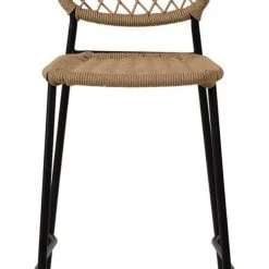 Mathi Design Chaises Et Tabourets De Bar Tabouret De Bar Corde Beige