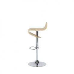 Beliani Chaises Et Tabourets De Bar Tabouret De Bar Couleur Bois Naturel -Bancs Soldes tabouret de bar couleur bois naturel 3