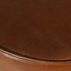 Zago Chaises Et Tabourets De Bar Tabouret De Bar Cuir De Vache Et Métal Noir -Bancs Soldes tabouret de bar cuir de vache et metal noir 3