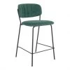 Meubles & Design Chaises Et Tabourets De Bar Tabouret De Bar Design En Tissu Vert -Bancs Soldes tabouret de bar design en tissu vert