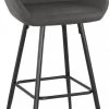 Kokoon Design Chaises Et Tabourets De Bar Tabouret De Bar Design Gris Et Acier Noir -Bancs Soldes tabouret de bar design gris et acier noir