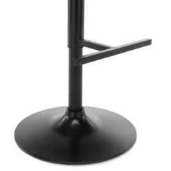 Moloo Chaises Et Tabourets De Bar Tabouret De Bar Design Tissu Curry Pied Métal Noir (x2) -Bancs Soldes tabouret de bar design tissu curry pied metal noir x2 5