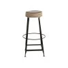 Zago Chaises Et Tabourets De Bar Tabouret De Bar En Cuir Vintage Ii Cuir Marron -Bancs Soldes tabouret de bar en cuir vintage ii cuir marron