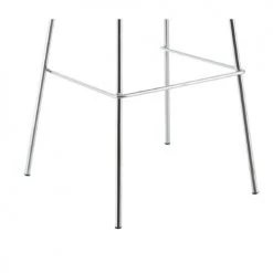 Wadiga Chaises Et Tabourets De Bar Tabouret De Bar En Métal Chromé Et Assise Noire H109 -Bancs Soldes tabouret de bar en metal chrome et assise noire h109 1