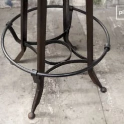 PIB Chaises Et Tabourets De Bar Tabouret De Bar En Métal Noir -Bancs Soldes tabouret de bar en metal noir 2