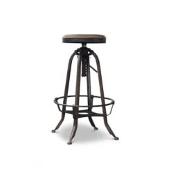 PIB Chaises Et Tabourets De Bar Tabouret De Bar En Métal Noir