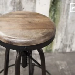 PIB Chaises Et Tabourets De Bar Tabouret De Bar En Métal Noir -Bancs Soldes tabouret de bar en metal noir 3