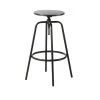 Maisons Du Monde Chaises Et Tabourets De Bar Tabouret De Bar En Métal Noir H68/76 -Bancs Soldes tabouret de bar en metal noir h68 76 1000 5 25 209904 1