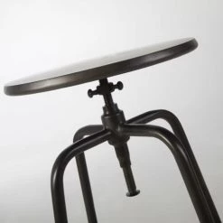 Maisons Du Monde Chaises Et Tabourets De Bar Tabouret De Bar En Métal Noir H68/76 -Bancs Soldes tabouret de bar en metal noir h68 76 1000 5 25 209904 3