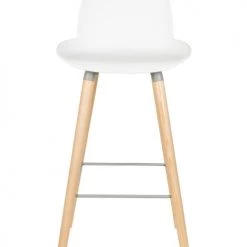 Zuiver Chaises Et Tabourets De Bar Tabouret De Bar En Polypropylène Blanc
