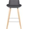 Zuiver Chaises Et Tabourets De Bar Tabouret De Bar En Polypropylène Gris -Bancs Soldes tabouret de bar en polypropylene gris