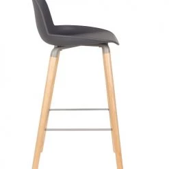 Zuiver Chaises Et Tabourets De Bar Tabouret De Bar En Polypropylène Gris -Bancs Soldes tabouret de bar en polypropylene gris 3