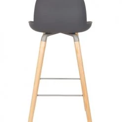 Zuiver Chaises Et Tabourets De Bar Tabouret De Bar En Polypropylène Gris -Bancs Soldes tabouret de bar en polypropylene gris 4