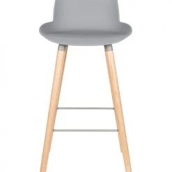 Zuiver Chaises Et Tabourets De Bar Tabouret De Bar En Polypropylène Gris Clair