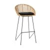 Drawer Chaises Et Tabourets De Bar Tabouret De Bar En Rotin 76cm -Bancs Soldes tabouret de bar en rotin 76cm