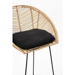 Drawer Chaises Et Tabourets De Bar Tabouret De Bar En Rotin 76cm -Bancs Soldes tabouret de bar en rotin 76cm 5