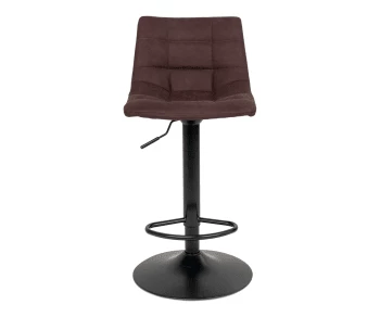 Meubles & Design Chaises Et Tabourets De Bar Tabouret De Bar En Tissu Avec Pieds Noirs Gris Foncé 7 Meubles & Design Chaises Et Tabourets De Bar Tabouret De Bar En Tissu Avec Pieds Noirs Gris Foncé – Image 5