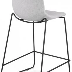 Kokoon Design Chaises Et Tabourets De Bar Tabouret De Bar En Tissu Gris Clair Et Métal Noir H112cm 11 Kokoon Design Chaises Et Tabourets De Bar Tabouret De Bar En Tissu Gris Clair Et Métal Noir H112cm -Bancs Soldes tabouret de bar en tissu gris clair et metal noir h112cm 9