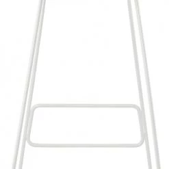 Kokoon Design Chaises Et Tabourets De Bar Tabouret De Bar En Tissu Gris Et Métal Blanc H95cm -Bancs Soldes tabouret de bar en tissu gris et metal blanc h95cm 4