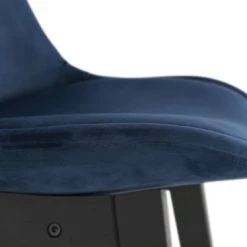 Kokoon Design Chaises Et Tabourets De Bar Tabouret De Bar En Velour Bleu Et Bois Noir H103cm 11 Kokoon Design Chaises Et Tabourets De Bar Tabouret De Bar En Velour Bleu Et Bois Noir H103cm -Bancs Soldes tabouret de bar en velour bleu et bois noir h103cm 3