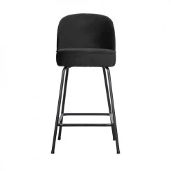 Bepurehome Chaises Et Tabourets De Bar Tabouret De Bar En Velours 65cm Noir