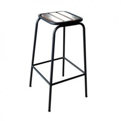 Decoclico Factory Chaises Et Tabourets De Bar Tabouret De Bar Esprit Industriel Noir