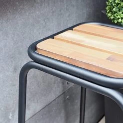 Decoclico Factory Chaises Et Tabourets De Bar Tabouret De Bar Esprit Industriel Noir -Bancs Soldes tabouret de bar esprit industriel noir 4