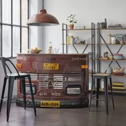 Maisons Du Monde Chaises Et Tabourets De Bar Tabouret De Bar Indus En Manguier Et Métal H69 12 Maisons Du Monde Chaises Et Tabourets De Bar Tabouret De Bar Indus En Manguier Et Métal H69 -Bancs Soldes tabouret de bar indus en manguier et metal h69 1000 7 0 156169 25