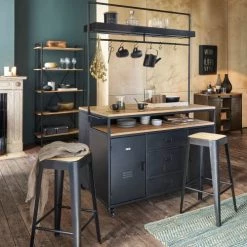 Maisons Du Monde Chaises Et Tabourets De Bar Tabouret De Bar Indus En Manguier Et Métal H69 11 Maisons Du Monde Chaises Et Tabourets De Bar Tabouret De Bar Indus En Manguier Et Métal H69 -Bancs Soldes tabouret de bar indus en manguier et metal h69 1000 7 0 156169 26