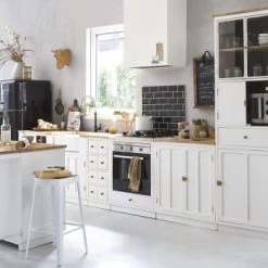 Maisons Du Monde Chaises Et Tabourets De Bar Tabouret De Bar Indus En Métal Blanc -Bancs Soldes tabouret de bar indus en metal blanc 1000 4 1 174866 9