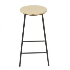 Maisons Du Monde Chaises Et Tabourets De Bar Tabouret De Bar Indus En Sapin Et Métal Noir H64 -Bancs Soldes tabouret de bar indus en sapin et metal noir h64 1000 1 1 187494 3