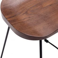 Moloo Chaises Et Tabourets De Bar Tabouret De Bar Industriel Anthracite Mat/noyer Pieds Métal Mat(x2) -Bancs Soldes tabouret de bar industriel anthracite mat noyer pieds metal mat x2 3