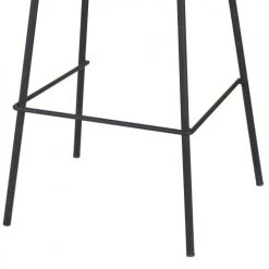 Urban Living Chaises Et Tabourets De Bar Tabouret De Bar Métal Noir Et Assise Velours Noir - 47x43x105cm -Bancs Soldes tabouret de bar metal noir et assise velours noir 47x43x105cm 2