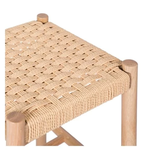 Rendez Vous Déco Chaises Et Tabourets De Bar Tabouret De Bar Mi-hauteur 65 Cm En Tressage Et Bois 7 Rendez Vous Déco Chaises Et Tabourets De Bar Tabouret De Bar Mi-hauteur 65 Cm En Tressage Et Bois – Image 5