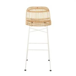 Meubles & Design Chaises Et Tabourets De Bar Tabouret De Bar Moderne En Rotin -Bancs Soldes tabouret de bar moderne en rotin 3