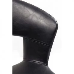 Kare Design Chaises Et Tabourets De Bar Tabouret De Bar Noir Et Acier -Bancs Soldes tabouret de bar noir et acier 2