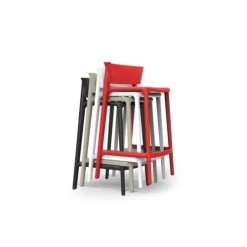 Vondom Chaises Et Tabourets De Bar Tabouret De Bar Plastique Rouge Hauteur 85 Cm -Bancs Soldes tabouret de bar plastique rouge hauteur 85 cm 2