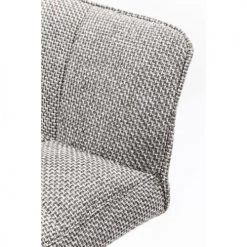 Kare Design Chaises Et Tabourets De Bar Tabouret De Bar Réglable Gris Et Acier -Bancs Soldes tabouret de bar reglable gris et acier 2