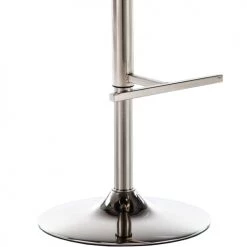 Moloo Chaises Et Tabourets De Bar Tabouret De Bar Réglable Tissu Anthracite Acier Brossé (x2) -Bancs Soldes tabouret de bar reglable tissu anthracite acier brosse x2 4