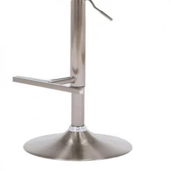 Moloo Chaises Et Tabourets De Bar Tabouret De Bar Réglable Tissu Gris Pied Acier Brossé (x2) -Bancs Soldes tabouret de bar reglable tissu gris pied acier brosse x2 4