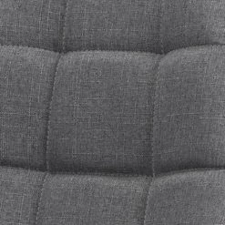 Moloo Chaises Et Tabourets De Bar Tabouret De Bar Réglable Tissu Gris Pied Chromé (x2) -Bancs Soldes tabouret de bar reglable tissu gris pied chrome x2 3