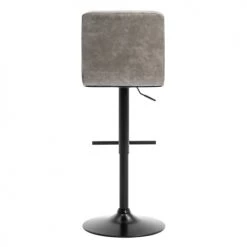 Moloo Chaises Et Tabourets De Bar Tabouret De Bar Réglable Vintage Marron Clair Pieds Métal Noir (x2) -Bancs Soldes tabouret de bar reglable vintage marron clair pieds metal noir x2 2