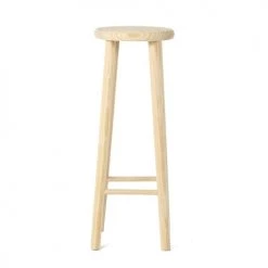 Grenier Alpin Chaises Et Tabourets De Bar Tabouret De Bar Rond En Bois De Pin Brut