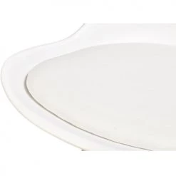 ATHM DESIGN Chaises Et Tabourets De Bar Tabouret De Bar Scandinave Assise Blanche - Lot De 2 -Bancs Soldes tabouret de bar scandinave assise blanche lot de 2 5