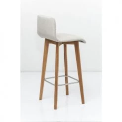 Kare Design Chaises Et Tabourets De Bar Tabouret De Bar Scandinave écru Et Chêne -Bancs Soldes tabouret de bar scandinave ecru et chene 2