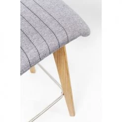 Kare Design Chaises Et Tabourets De Bar Tabouret De Bar Scandinave Gris Et Chêne -Bancs Soldes tabouret de bar scandinave gris et chene 2