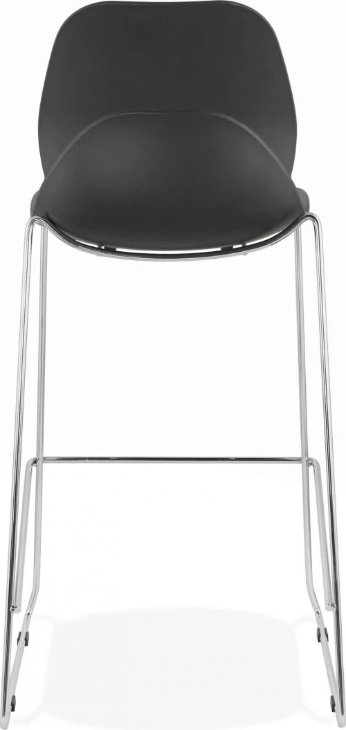 Kokoon Design Chaises Et Tabourets De Bar Tabouret De Bar Struture Chromé Assise Noir H75cm 7 Kokoon Design Chaises Et Tabourets De Bar Tabouret De Bar Struture Chromé Assise Noir H75cm – Image 5