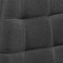 Moloo Chaises Et Tabourets De Bar Tabouret De Bar Tissu Gris Anthracite Pied Métal Noir (x2) -Bancs Soldes tabouret de bar tissu gris anthracite pied metal noir x2 3