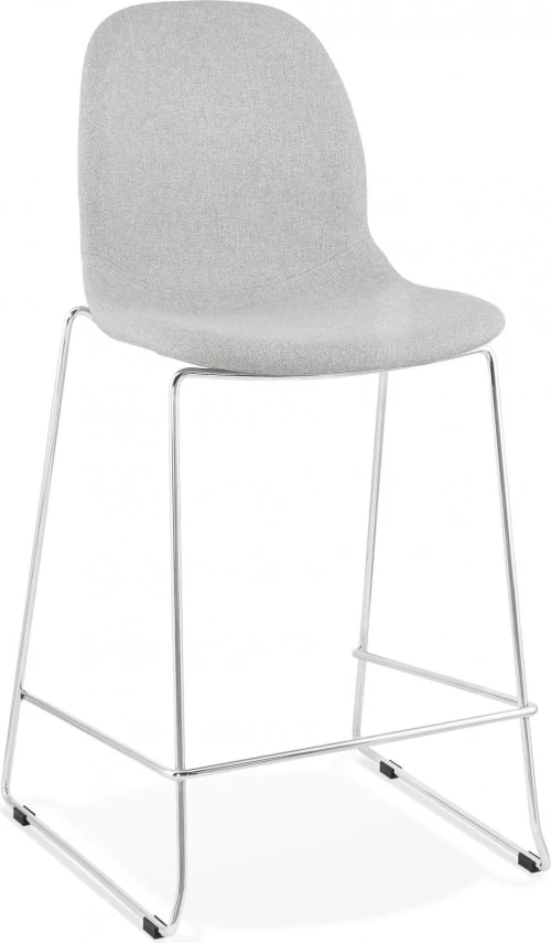 Kokoon Design Chaises Et Tabourets De Bar Tabouret De Bar Tissu Gris Clair Et Métal H101cm 3 Kokoon Design Chaises Et Tabourets De Bar Tabouret De Bar Tissu Gris Clair Et Métal H101cm
